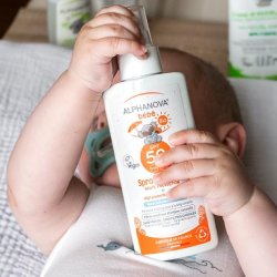 Spray solaire bébé Alphanova bio SPF 50