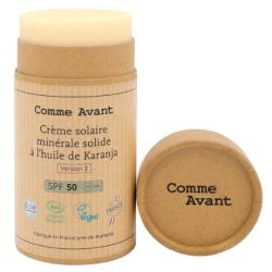 Crème solaire bio solide Comme Avant SPF50