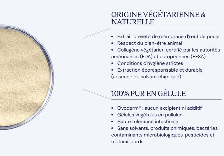avantages Collagene vegetarien ovoderm dynveo