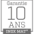 Garantie inox : 10 ans